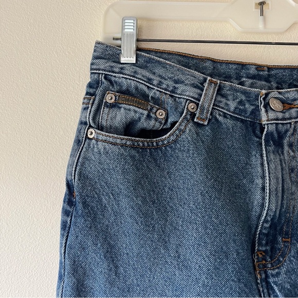 Vintage 90s Calvin Klein bootleg high‎ waisted mom jeans size 7 28x32 - Picture 2 of 9